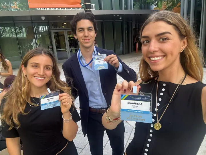 Badges on, smiles on