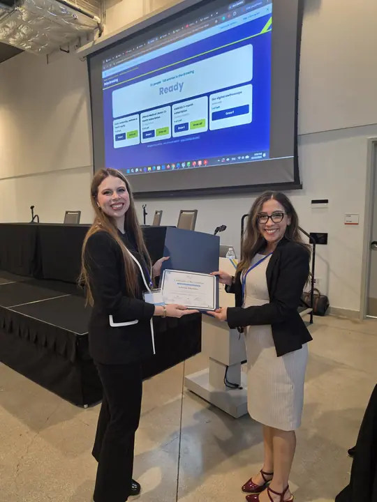 Certificate of Recognition, oral presenter