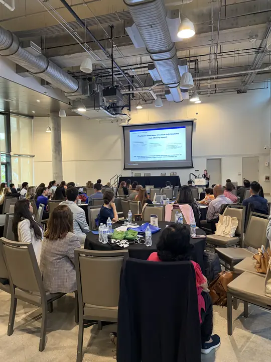 Still a full house for the research competition