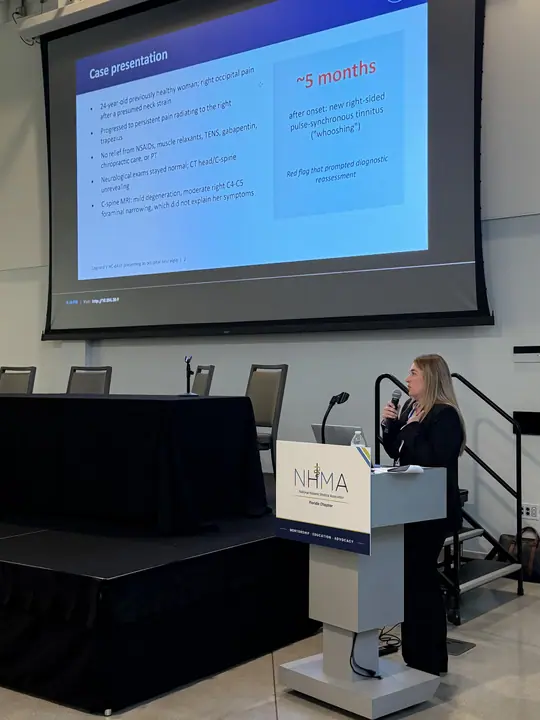 Monica C. Correa-Alfonzo, oral presentation