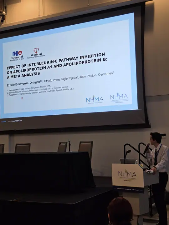 Ermilo Echeverria-Ortegon, oral presentation