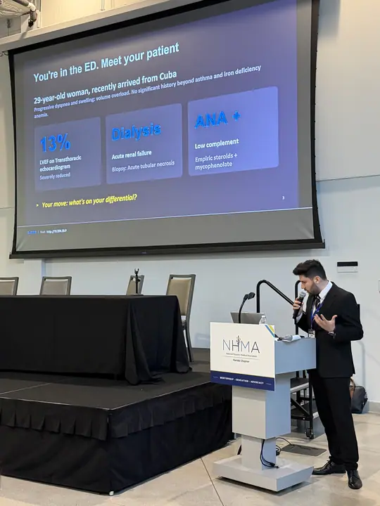 Alfredo Pérez Tagle Tejeda, oral presentation