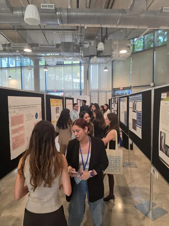 The poster session