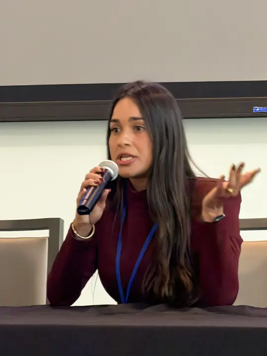 Sharing her journey on the Wellness panel